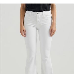 Lee Women's Classic White Flare Jeans